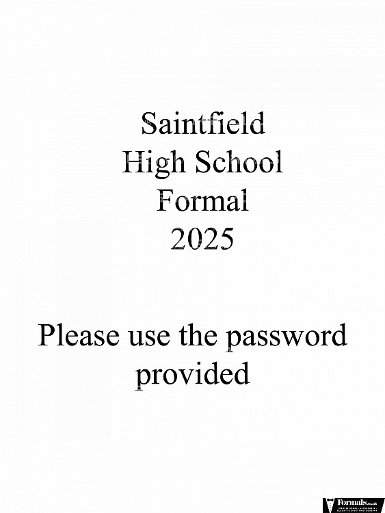 Saintfield High School Formal 2025